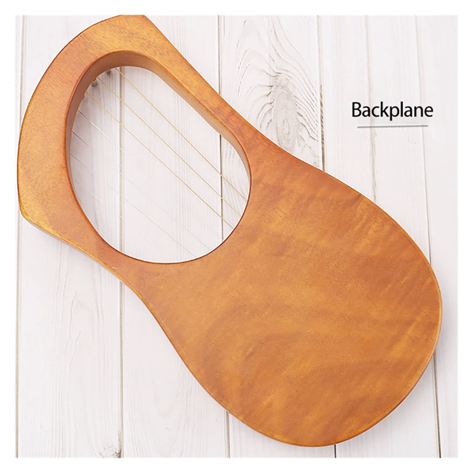 TSTS Lyre Instrument 16 String Lyre Harp Mahagoni Lyre Harfe Mit Tuning-Schraubenschlüssel Für Kinder Und Erwachsene BBeginner Music Liebhaber