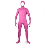 Spooktacular Creations Mens Halloween Costume Open Face Bodysuit Jumpsuit, Zentai Costume Bodysuit for Halloween Party