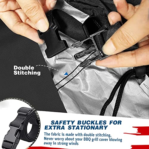 Charcoal Kettle Grill Cover 29 Inch Bbq Cover For Weber Charcoal Grill, Heavy Duty Waterproof Bbq Gas Grill Covers Drawstring For Weber Master Touch Charcoal Grill (L70Xw75Cm) #TOP3