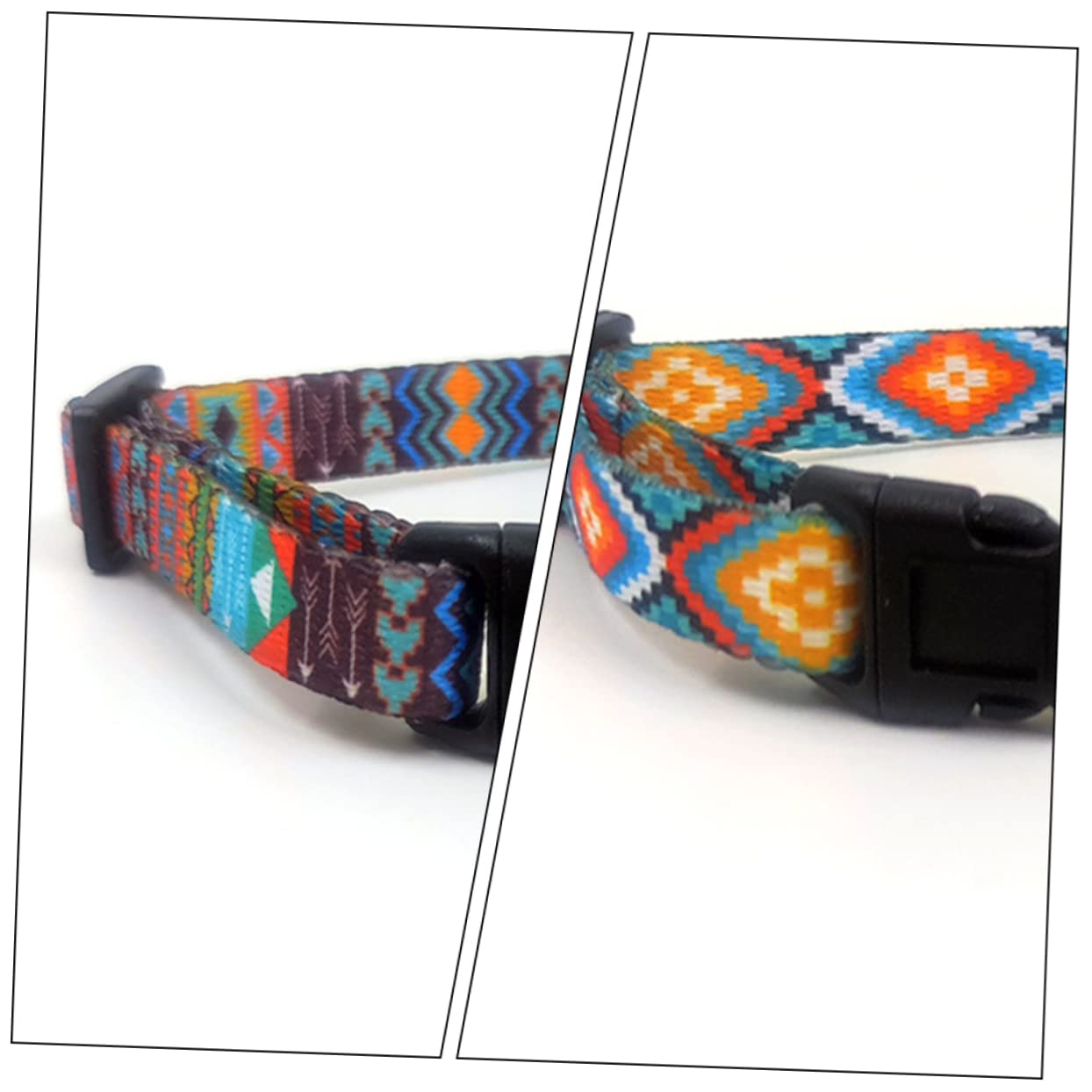 POPETPOP 12stücke Bohemian Stil Katzenhalsbänder Mit Glocke Verstellbare Und Leichte Hundehalsbänder Für Outdoor-aktivitäten Für Und Fotoshootings