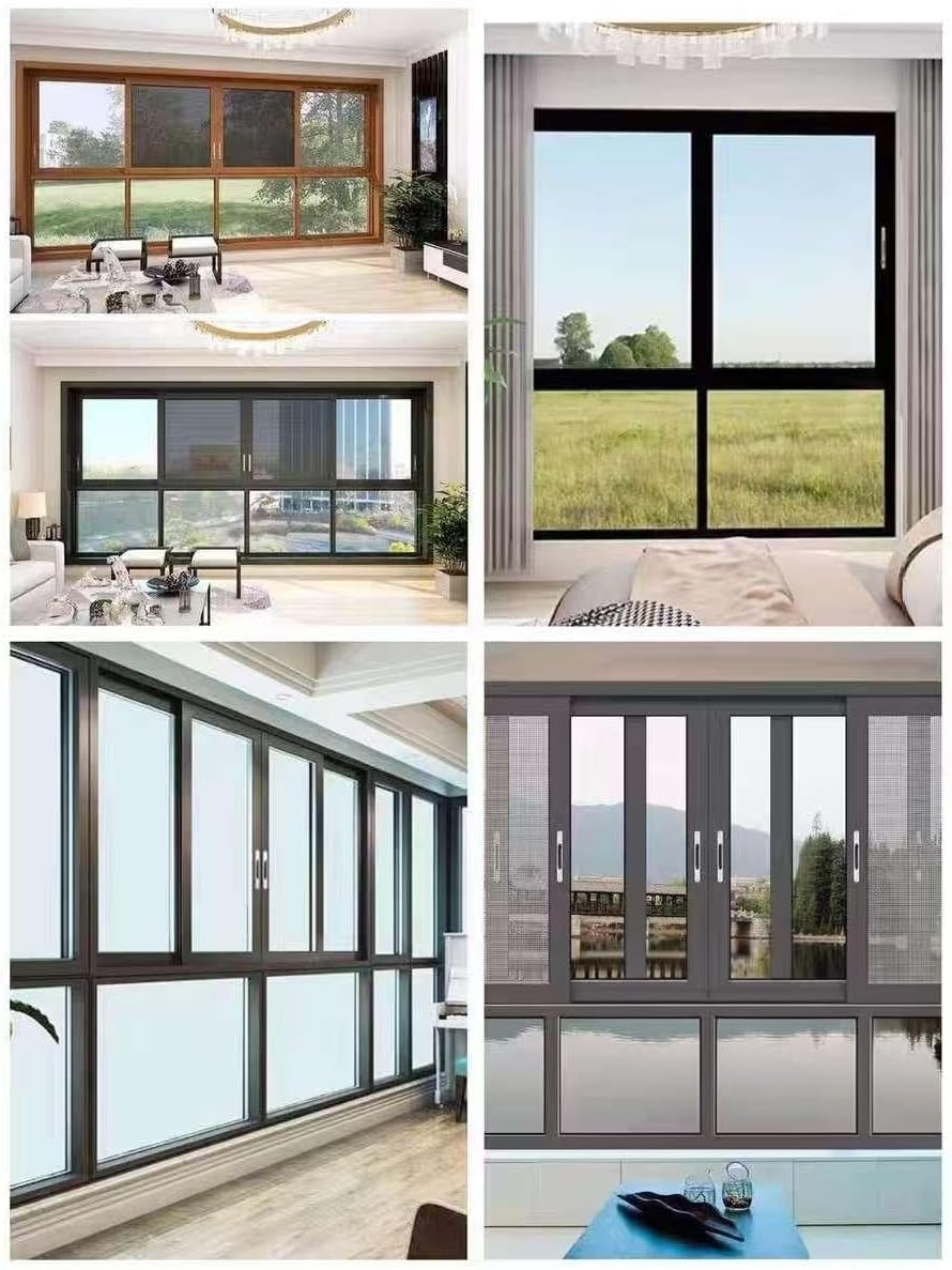 Custom Aluminum Alloy Window, Sliding Style, Tempered Glass, Wind Resistant Anti-Theft, for Bedrooms, Living Rooms, Kitchens,Bathrooms,Offices and Apartments