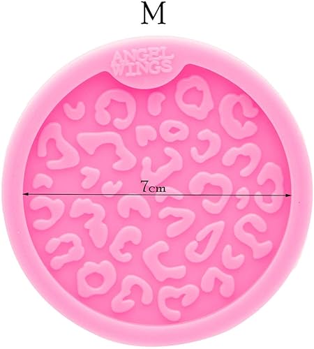 Miniatura 3 de 2 moldes de silicona redondos de bricolaje para moldes de fundición de resina epoxi, molde de posavasos de resina de diámetro 2.8 in2.76 pulgadas,
