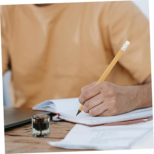 Miniatura 3 de Ciieeo Lápiz de grafito de eternidad, sin afilar, lápices sin afilar, lápices de dibujo, suministros de escritura de bambú, no lápiz viejo, lápices