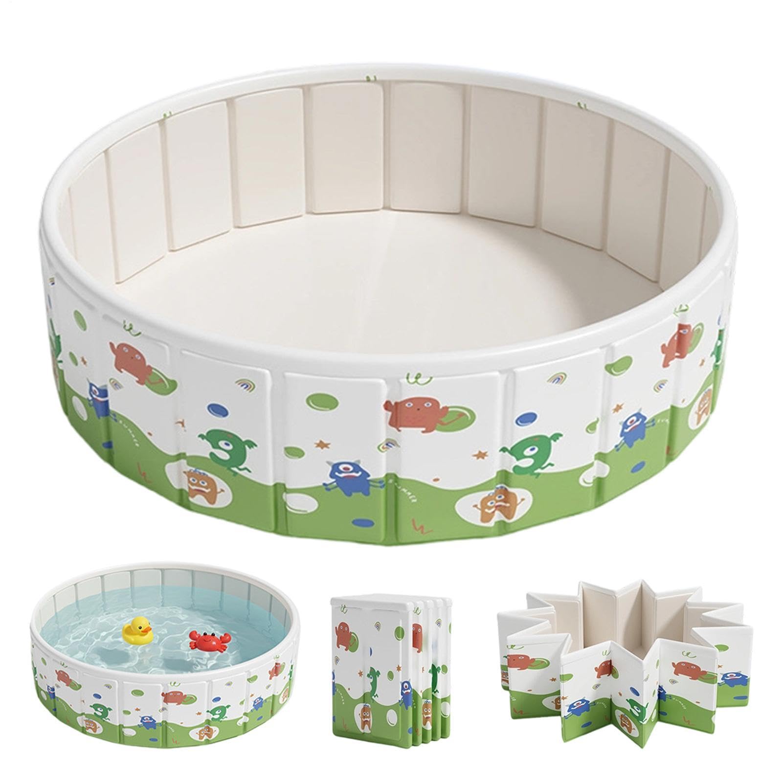 Piscina Infantil Bañera plegable para perros | Piscina de Vadeo para Mascotas para en exteriores, jardín, playa, , verano, hogar, apartamento, dueños de razas, niños y