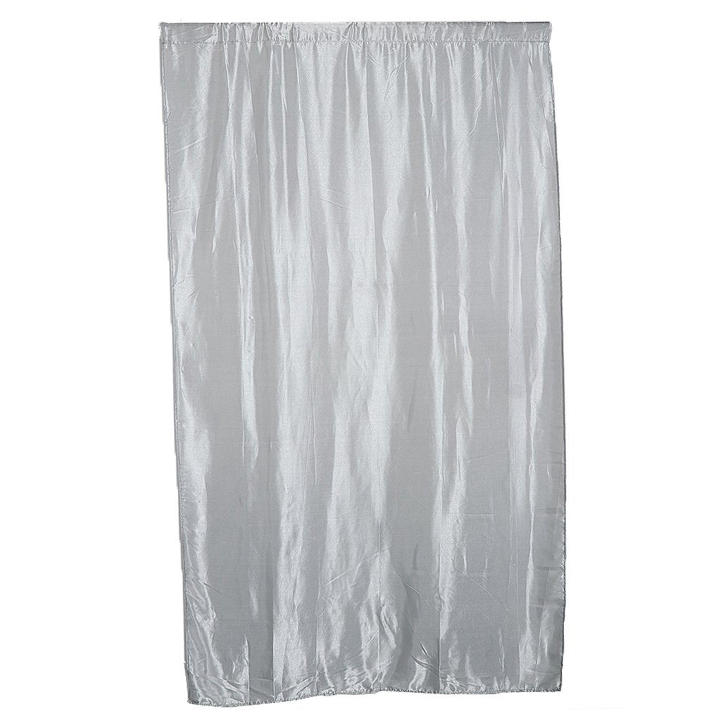 Enakshi® Rod Pocket Satin Window Curtains Blackout Shade Curtains 150x250cm Grey|Home & Garden | Window Treatments & Hardware | Curtains Drapes & Valances-image-42