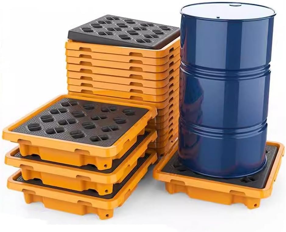 Palette robuste pour fûts dans les zones de travail et laboratoires de formulation