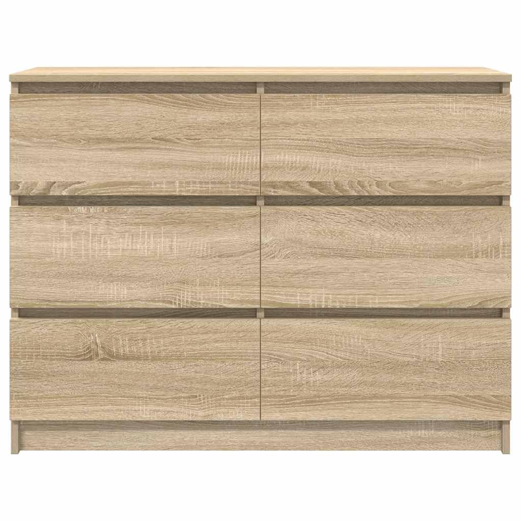 Credenza dębowy Sonoma 100 x 35 x 76 cm drewno techniczne