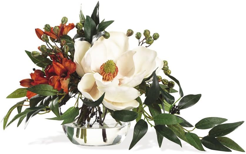 Petals - Southern Charm Silk Flower Arrangement in Vase, 12" High x 17" Wide