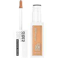 Vista 10 de Maybelline Maquillaje corrector líquido Super Stay, corrector de cobertura completa, hasta 30 horas de uso, resistente a la transferencia, acabado