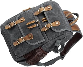 Mochila Mochila De Lona Mochila De Câmera Mochila De Grande Capacidade Mochila Fotográfica Mochila Multifuncional À Prova De Água Bolsa Externa Mochilas De Câmera Cinza