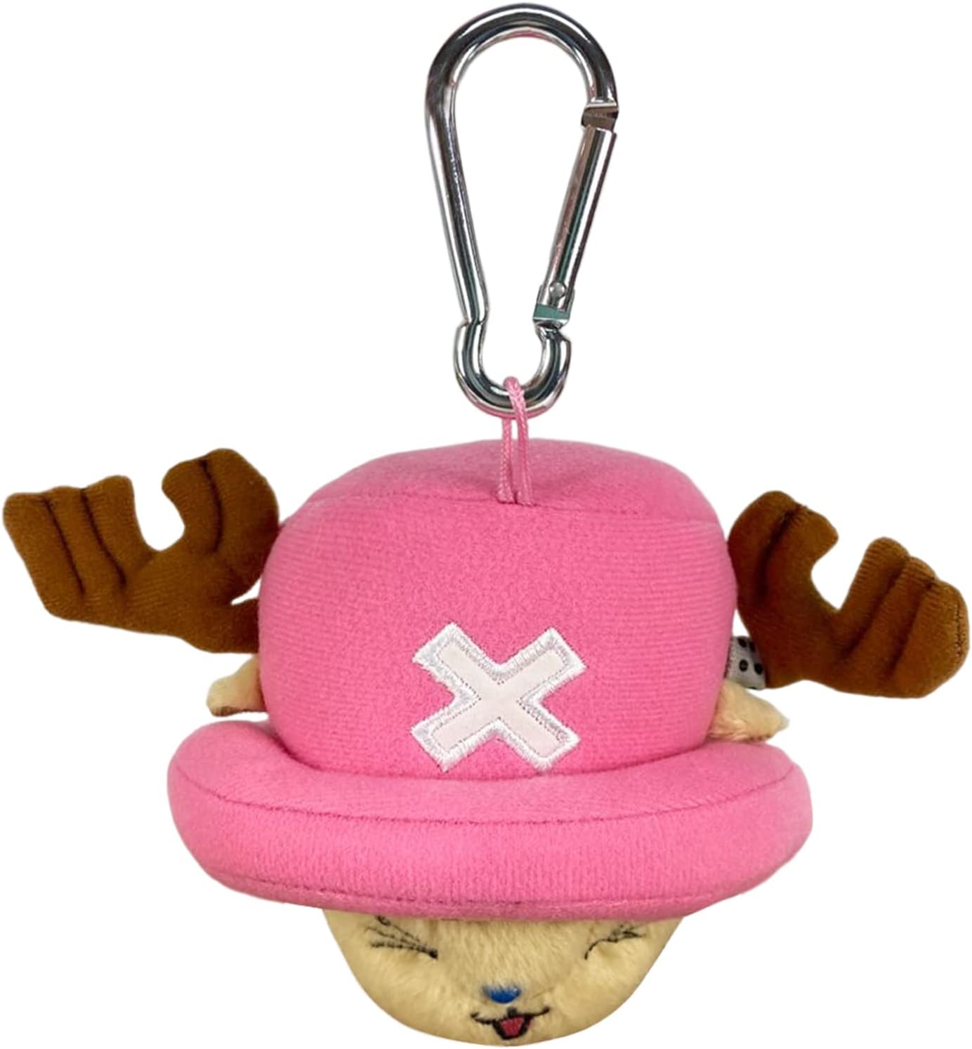 Great Eastern Entertainment One Piece: Tony Tony Chopper Head Mini Plush Keychain w/Snap Hook 2"