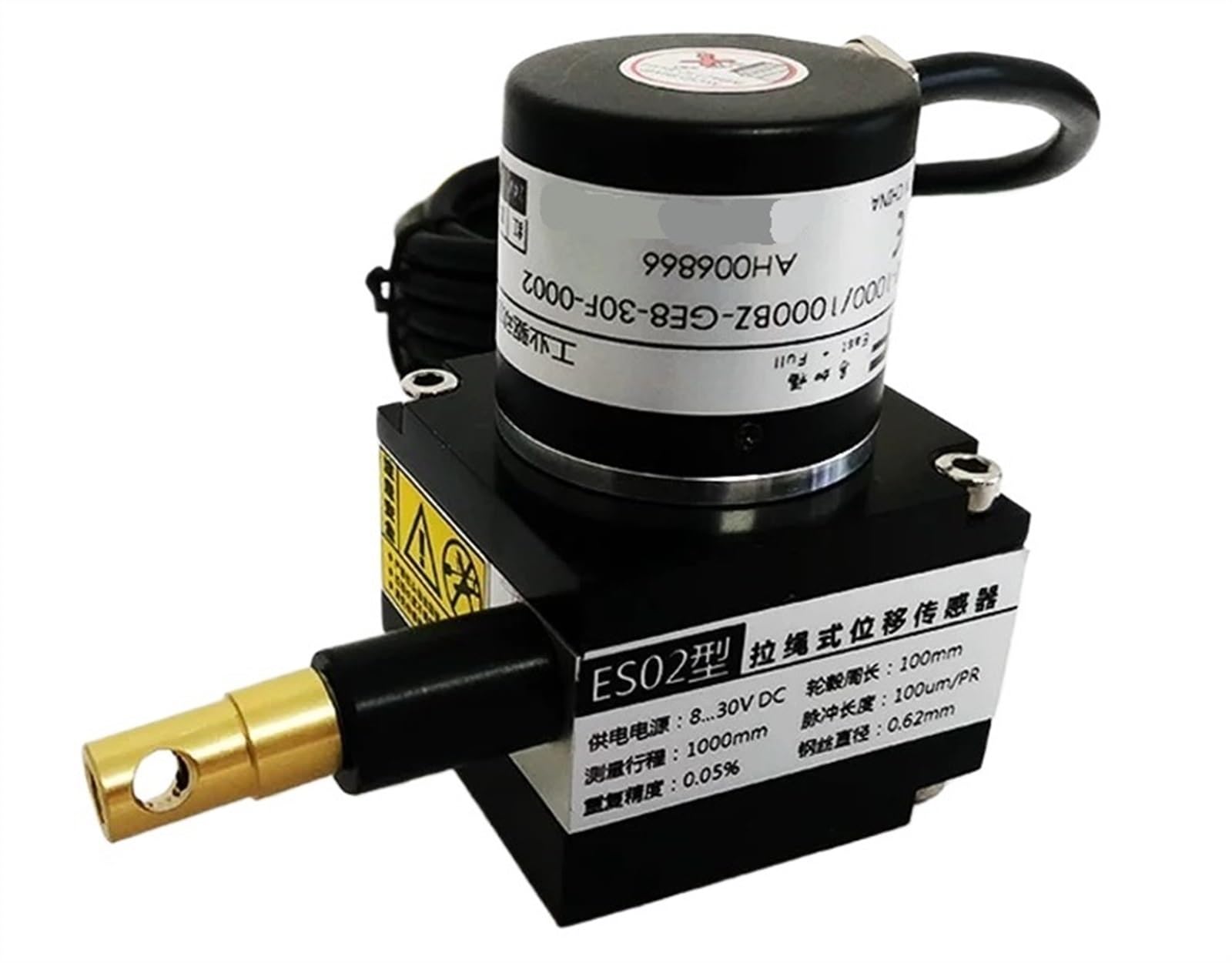 Cable sensor de desplazamiento para automatización de talleres y maquinaria Type3