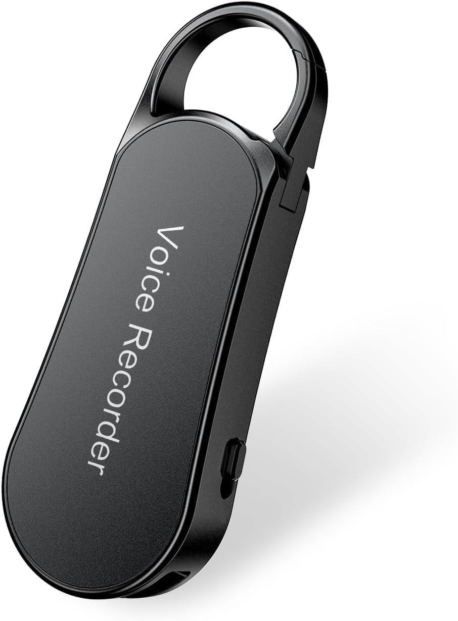 128GB Voice Activated Recorder with HD 1536Kbps, metal housing