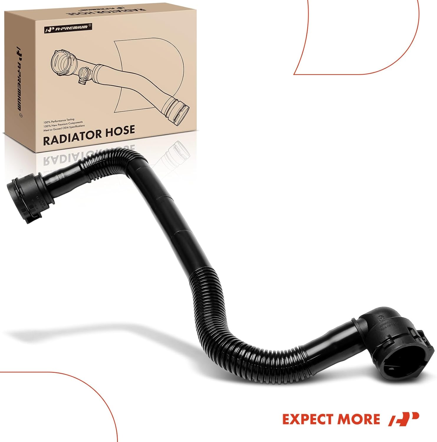 A-Premium Radiator Coolant Hose Compatible with Mercedes-Benz W222 Series S550 2014-2017, S560 2018-2021, S560e 2020, S600 2015-2017, S63 AMG 2014-2017, S65 AMG 2015-2020, Maybach S550 S560 S600 S650
