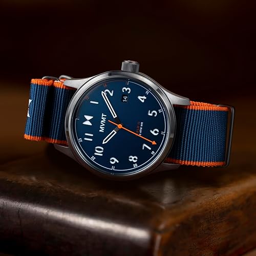 Miniatura 4 de MVMT Field 3H Relojes para hombre Acero inoxidable Resistente al agua 10 ATM328.1 ft Deportivo a Casual 1.614 in