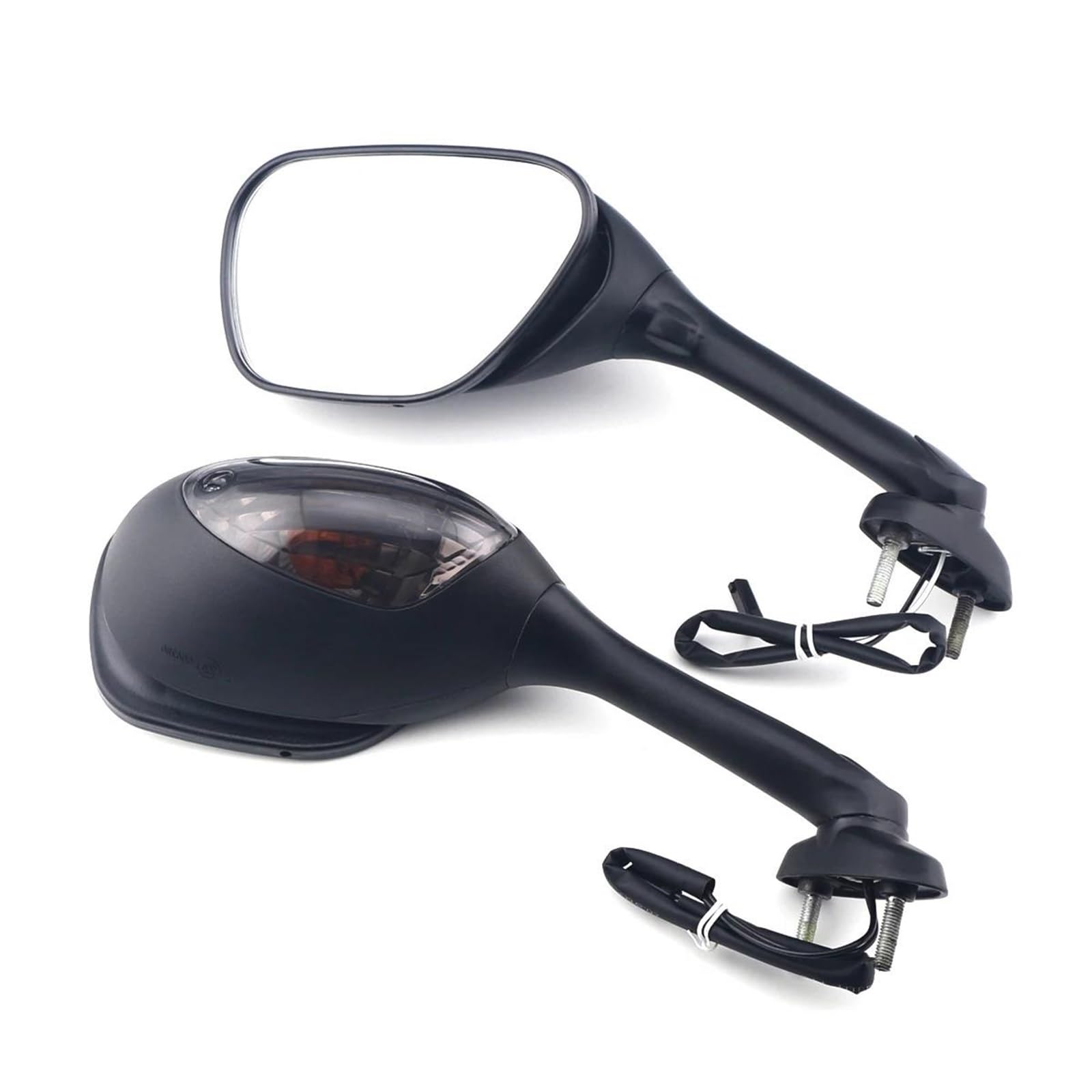 Espejos retrovisores plegables intermitentes Suzuki GSXR1000 2005-2016 GSXR600 GSXR750 humo