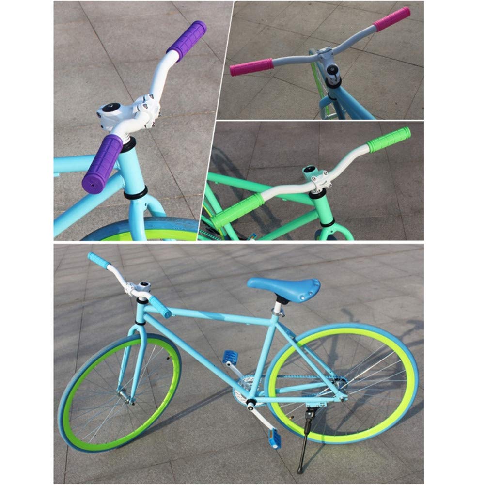 Manopole Bici Ergonomiche 130/95 Mm - Per Cambio A Manopola Girevole | Gomma Antiscivolo E Ammortizzata - Foto 3