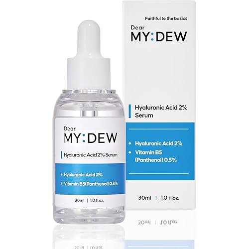 2% Hyaluronic Acid Serum with Vitamin B5, Hyalu B5 Intense Hydrating Serum for Face, Moisturizing, Anti-Aging for Fine Lines, Visibly Plumps Skin, Fast Absorbing, Korean Skincare, 1Fl Oz
