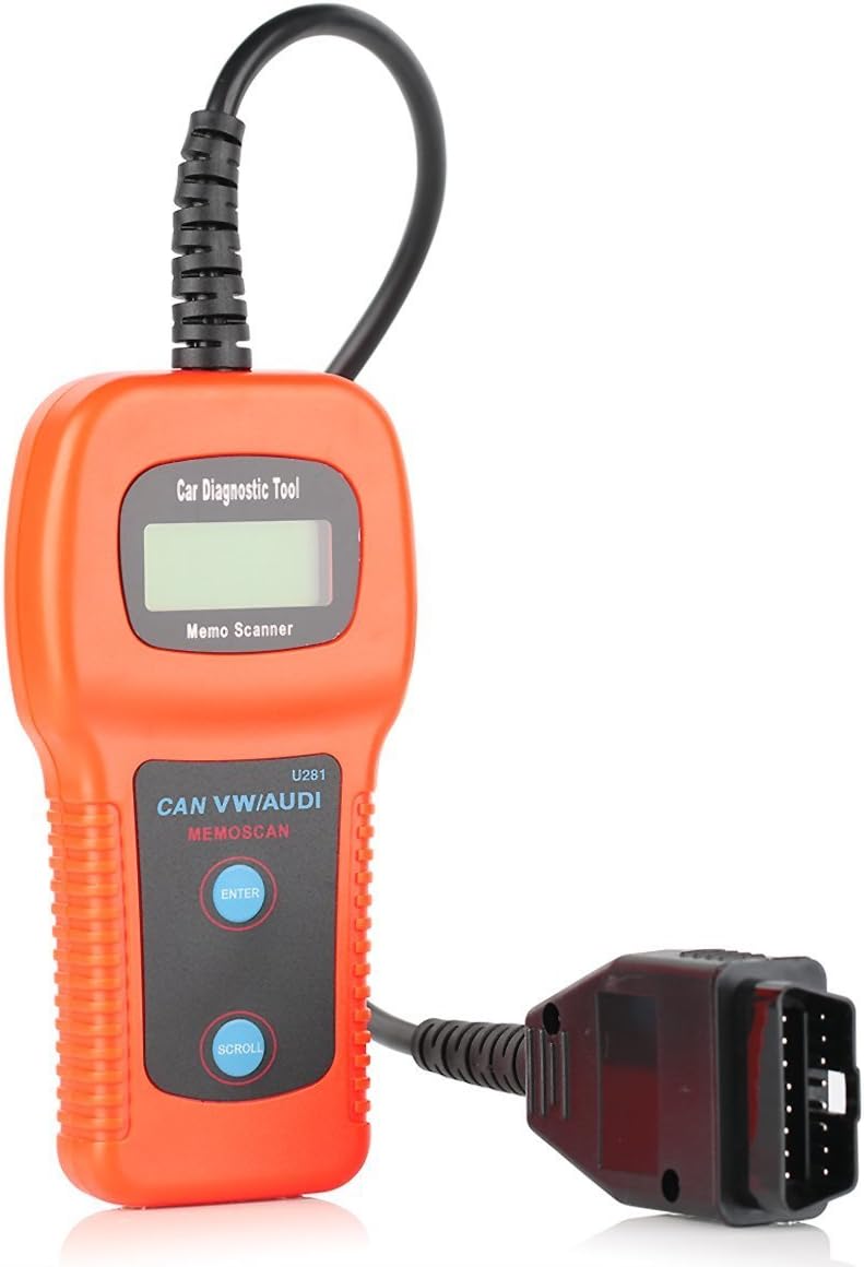 Xtool U281 CAN BUS OBD2 Car Trouble Code Reader Auto Scanner Memo Diagnostic Tool Scanner for VW AUDI SEAT SKODA AirBag ABS Reset TooL