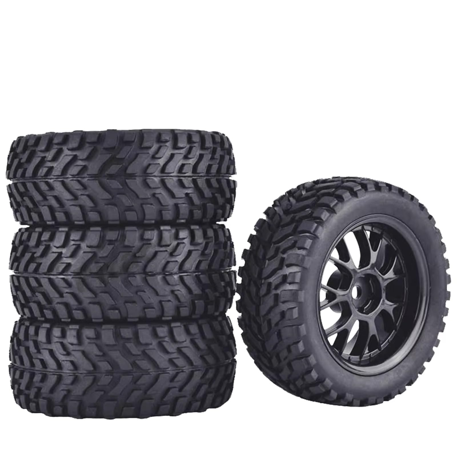 RC Juguetes Componentes Para Wltoys 144001 Para Scx10 Para Traxxas Para Tamiya Para Racing 1/14 1/16 1/10 1,9 Pulgadas 75mm Neumáticos Todoterreno Rueda 12mm Bujes Hexagonales Coche RC