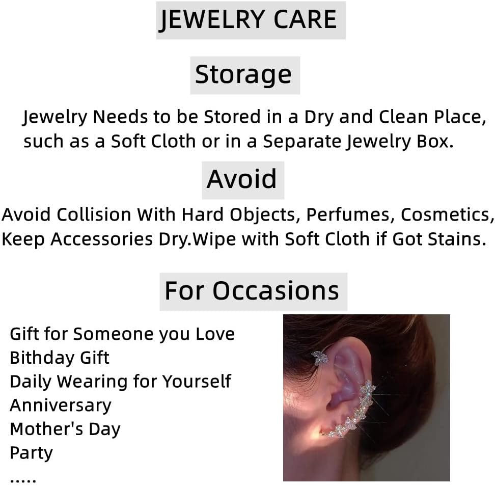 2PCS Earrings Hook Without Pierced Ear Bone Clip Ear Clip - Image 8