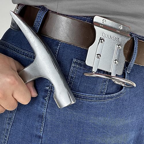 Hammer Holder, Drill Holster, Stainless Steel Hammer Holster,Hammer Holder for Tool Belt（2.6inches Hammer Loop） - Thumbnail 6