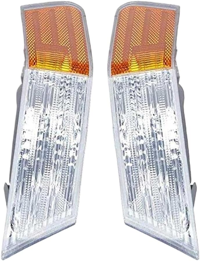 Parking Light Assembly Pair Compatible with E60 E61 E63 E64 Series - Replaces OEM Numbers K680041818004180AB, 68004180AC, 68004181AC, K68004181AA