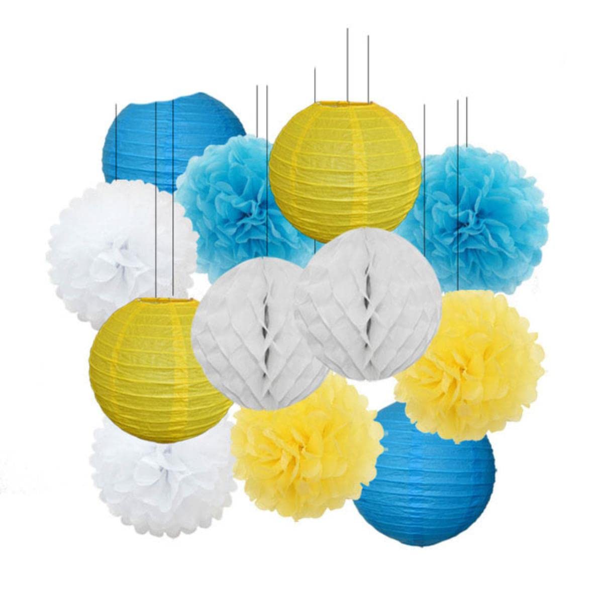 Imprezowy różowy beżowy biały zestaw okrągła latarnia papier DIY do dekoracji ślubnej