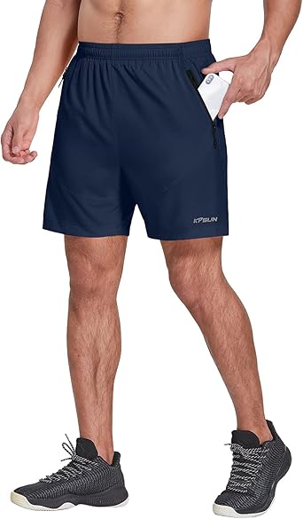 men's mesh shorts with zipper pockets