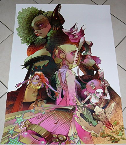 Affiche Barbucci Canepa Fond Blanc 70X100 cm habiller grand mur vide