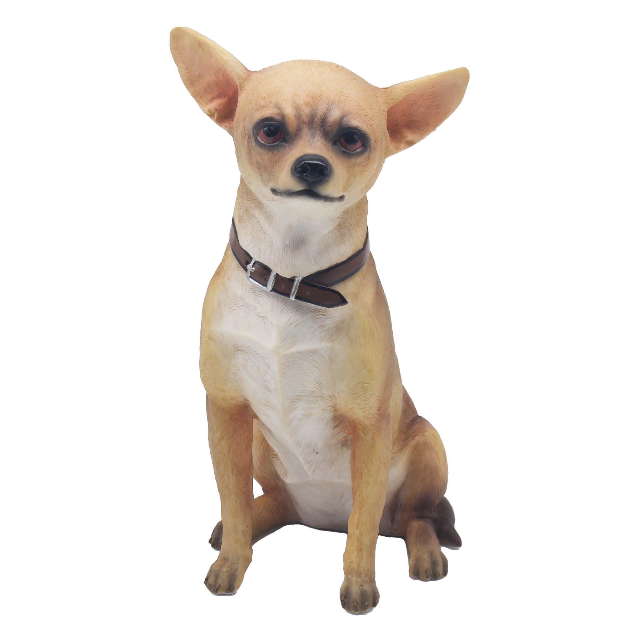 Tamersgifts Sitting Chihuahua Ornament Dog Ornaments Dog Figure Gifts Dog Statues (Sitting Chihuahua Ornament)
