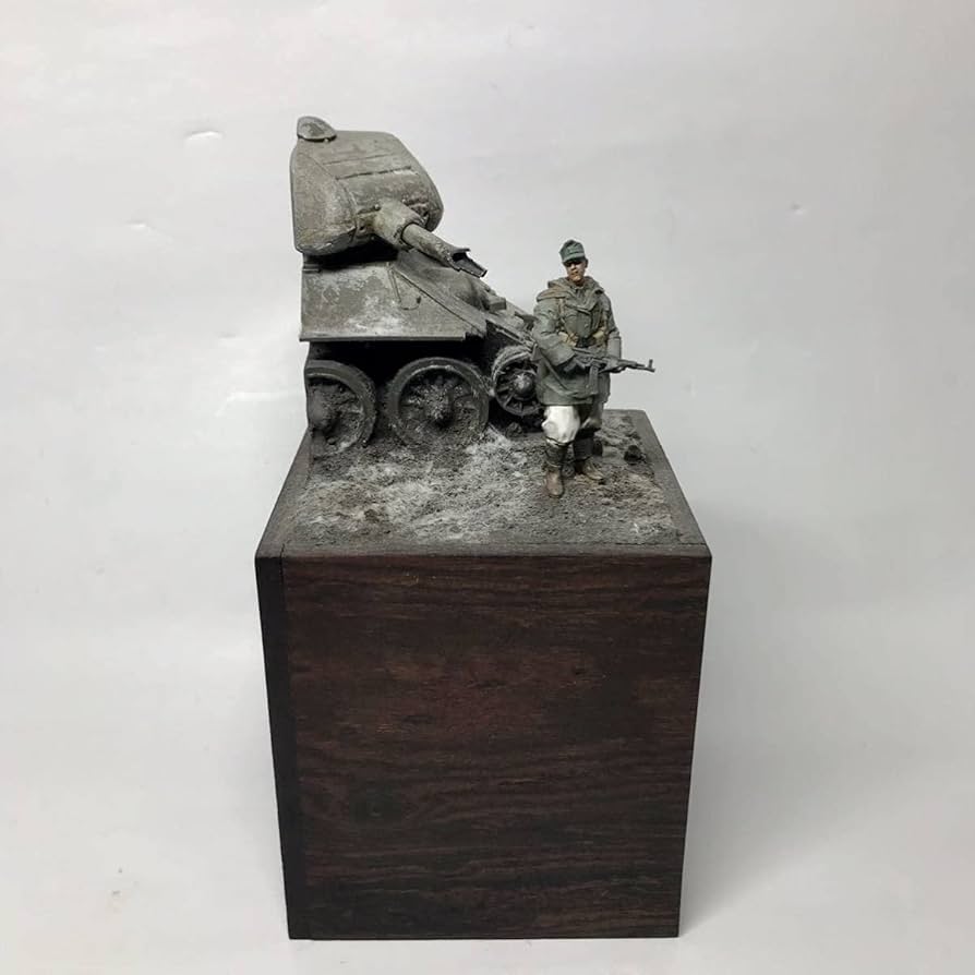 タミヤ 1/16 ドイツ戦闘歩兵 ヴィネット 完成品 ジオラマ ダイオラマ タミヤ 1/16 ドイツ戦闘歩兵 ヴィネット 完成品 ジオラマ