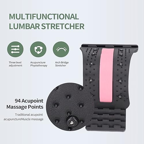 Miniatura 3 de Acupuntura de espalda, promueve la circulación sanguínea, multiuso, ajuste de varios niveles, dispositivo de estiramiento de espalda, acupuntura