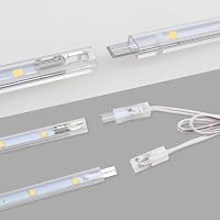 da LIGHT LED Szalagfény Meleg Fehér 760 LM Konyhai Szekrény Világítás Bővíthető 5