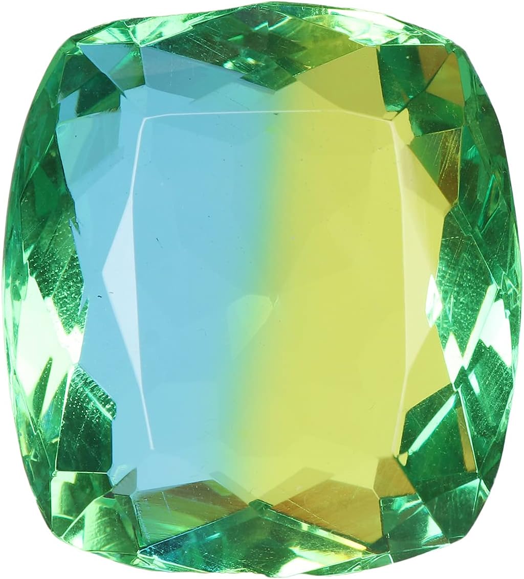 Multi Color Ametrine 106.30 Ct Cushion Cut Ametrine Faceted November Birthstone Ametrine Jewelry Making, Wire Wrapping Loose Gemstone