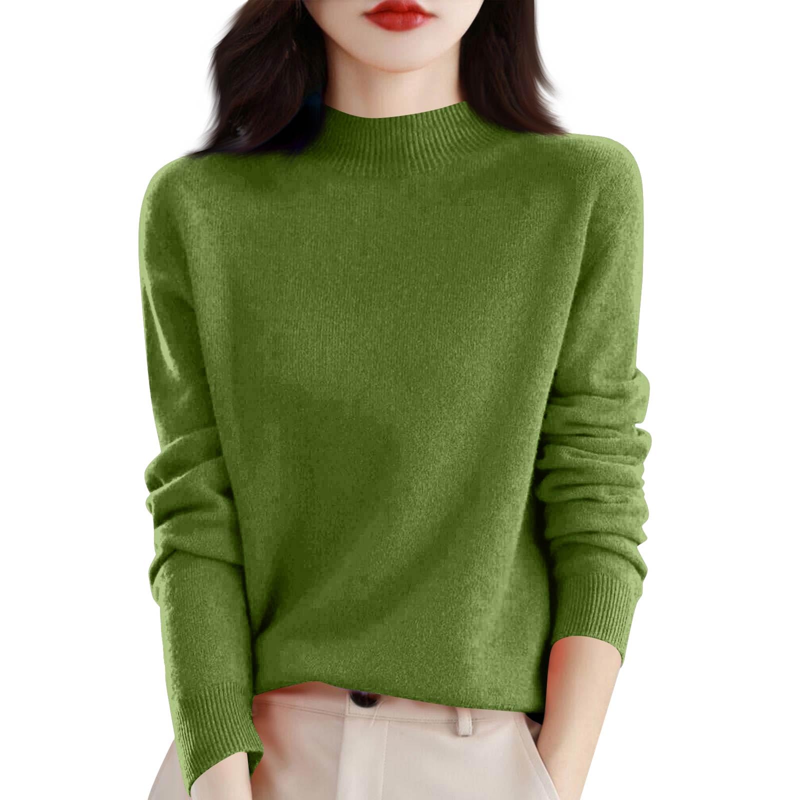 Cashmere Sweaters for Women Long Sleeve Wool Classic Soft Pullover Sweater Loose Casual Fall Winter 2025