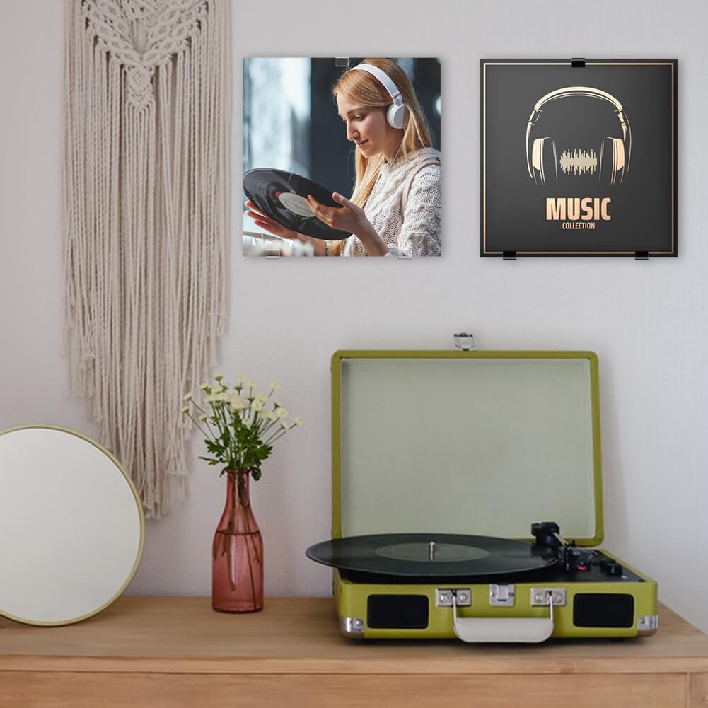 Classic Cantabile Set 5 Supporti da Parete in Legno per Chitarre