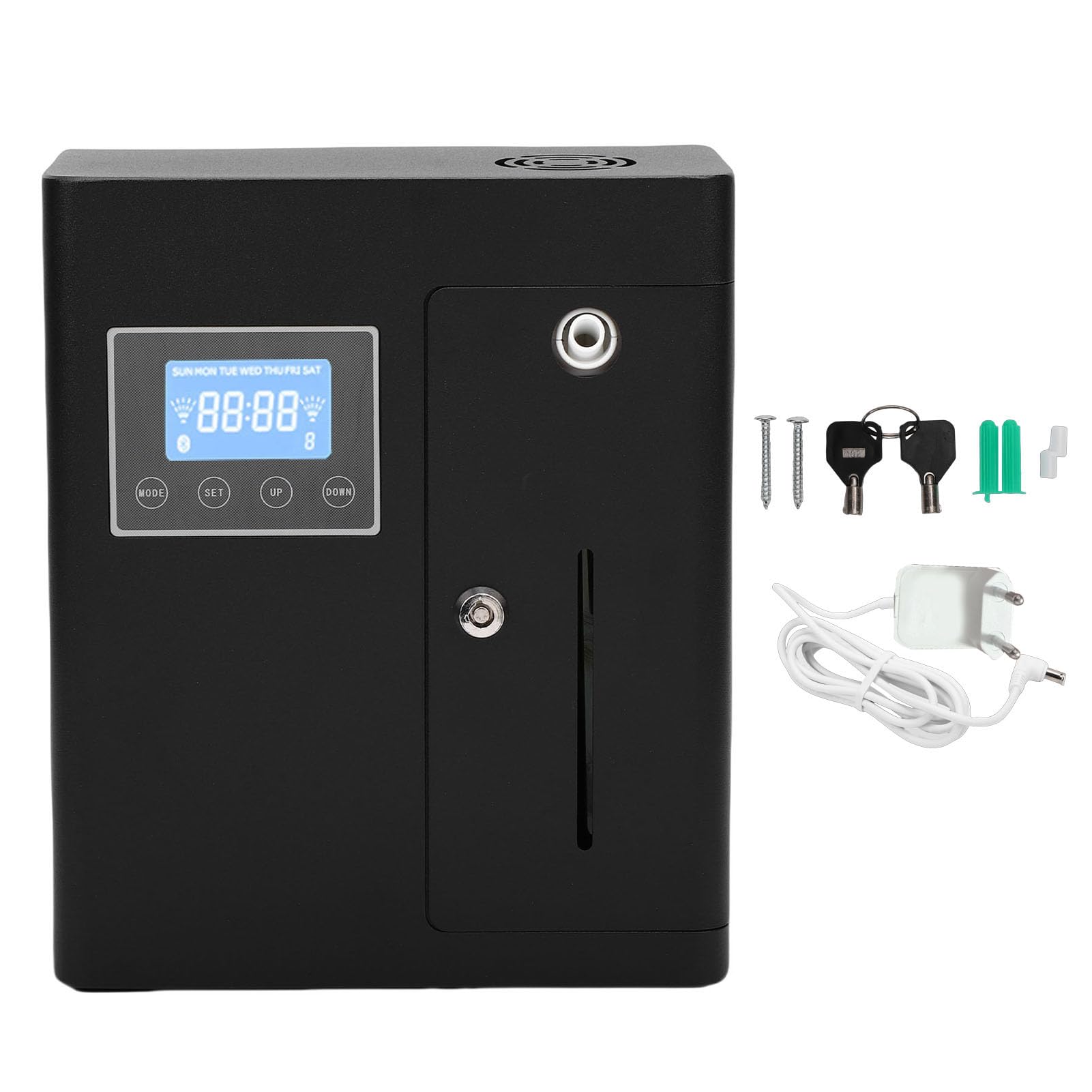 Hotel Duft Diffusor, Bluetooth-Steuerung Smart Aromatherapie Maschine, 600㎡ Abdeckung, Automatische Diffusion wasserlose Duft Luftmaschine für Home Hotel Büro Großes Zimmer (EU-Stecker)
