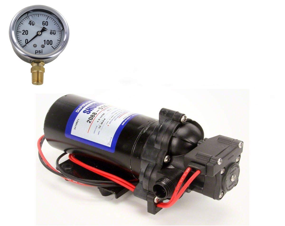 Shurflo 12-2088-443 Pompe à pression automatique 144 V avec pressostat