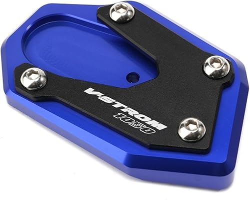 Miniatura 2 de JADESA CNC aluminio Motorcycle Side Kickstand Stand Extension Enlarge Plate for Suzuki V-Strom 1050 XT VSTROM 1050 2020 (Color  Grey)