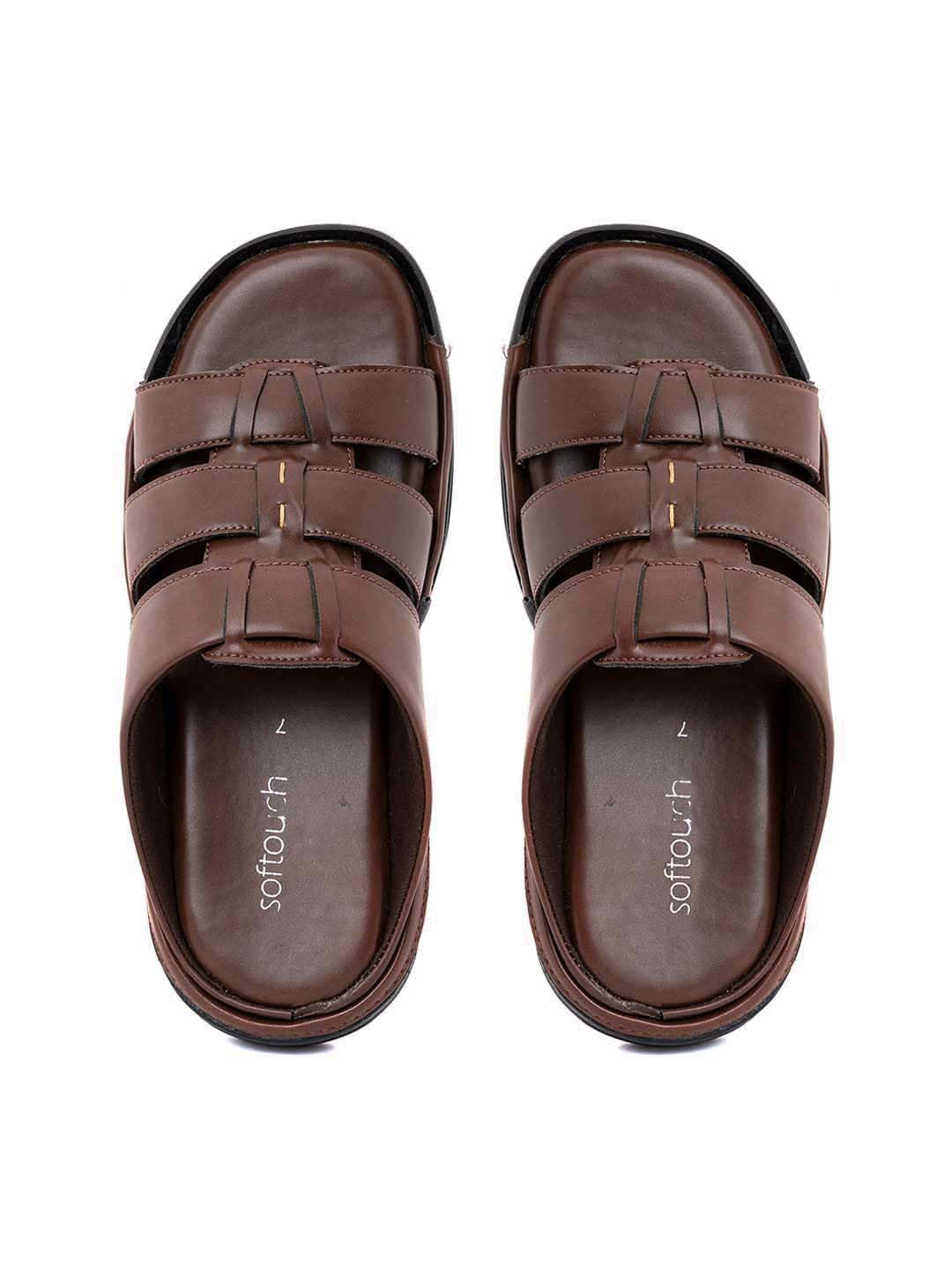 Khadims Softouch Brown Casual Mule Slip On Sandal for Men (9466593) (B0CGF3HCZ3) Amazon Price History, Amazon Price Tracker