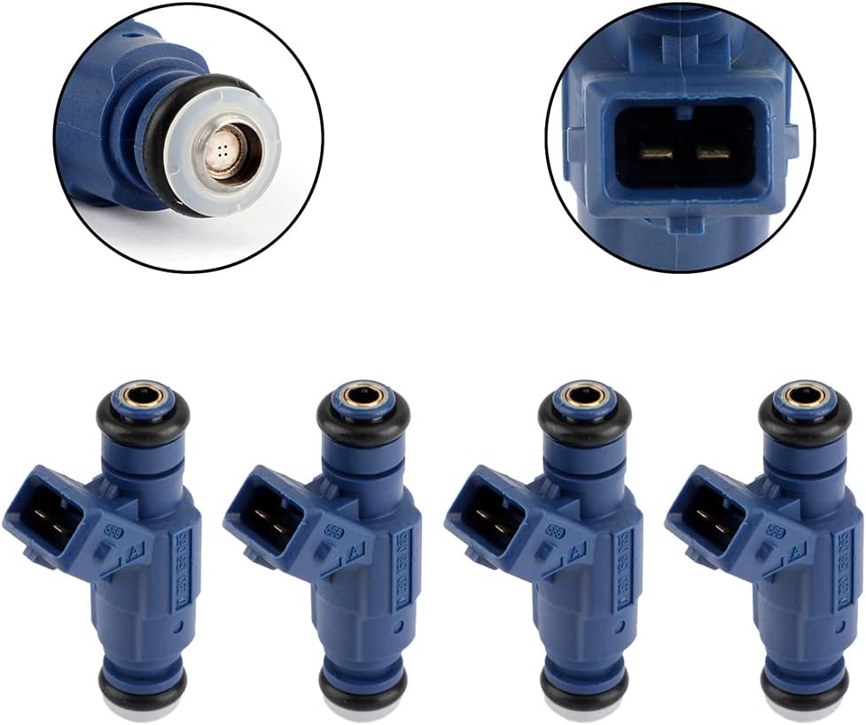 4 PCS/Set Fuel Injector, 0280156065/06B133551M, Compatible with Audi, Compatible with Skoda, Compatible with Volkswagen