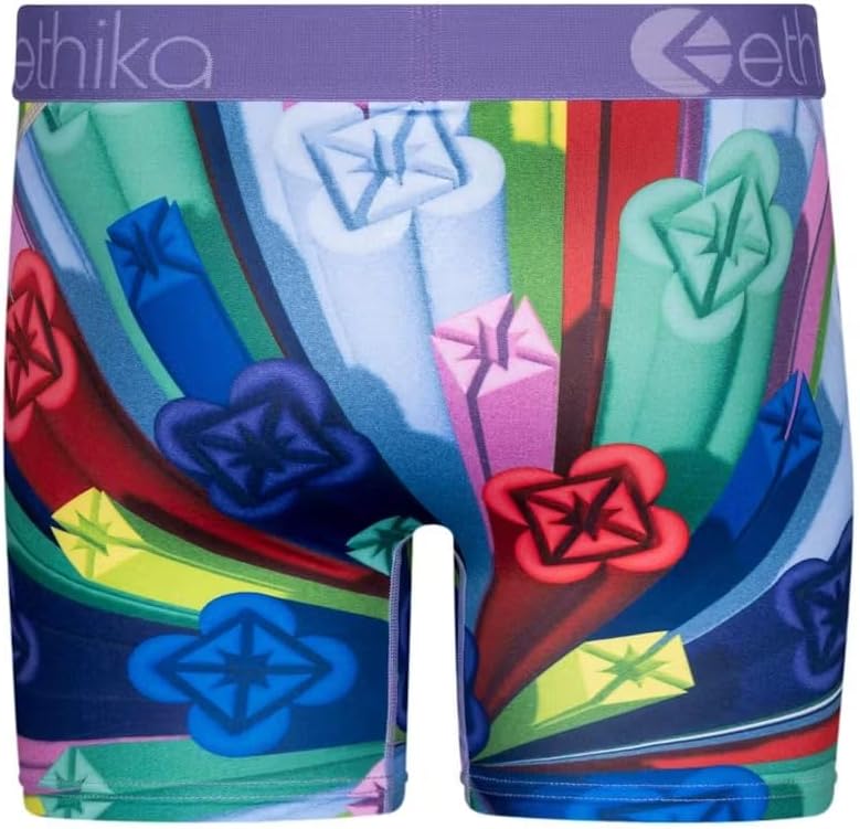 Ethika Mens MID Boxer Brief | Flaura Burst - Image 3