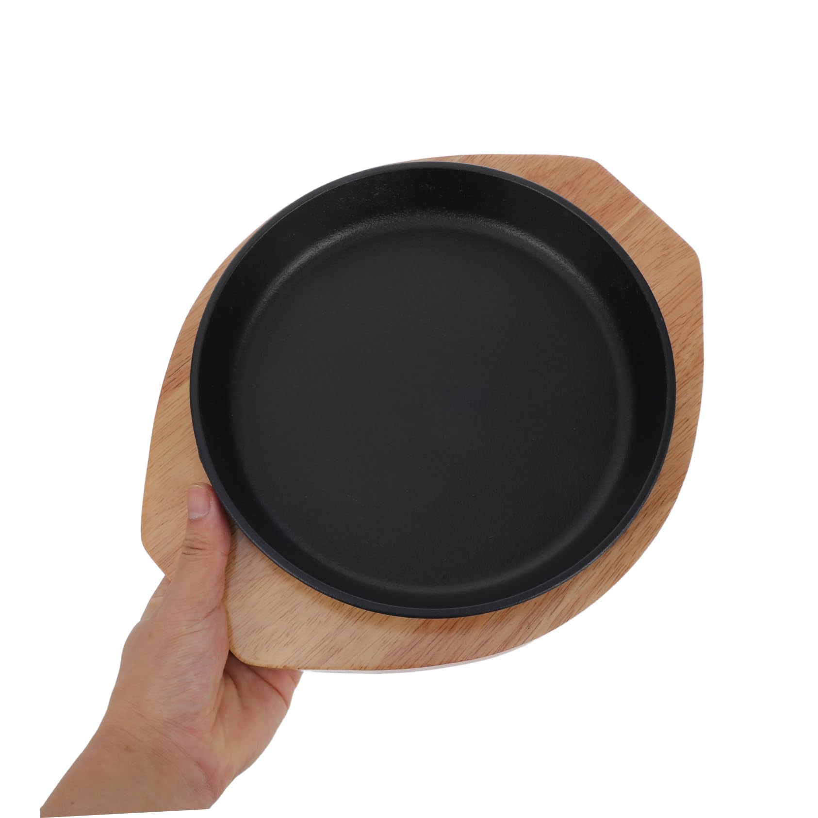 iplusmile Placa De Parrilla Teppanyaki Hierro Fundido Redonda Parrilla Para Barbacoa Interior Exterior Plancha Para Cocinar Filete De Res y Pescado