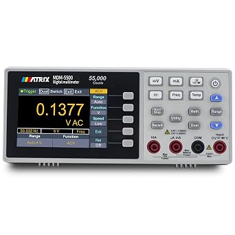 DMM 4-1/2 Digit Digital Multimeter, Matrix MDM-5500,Benchtop Digital Multimeter,True RMS AC Current Voltage Measurement