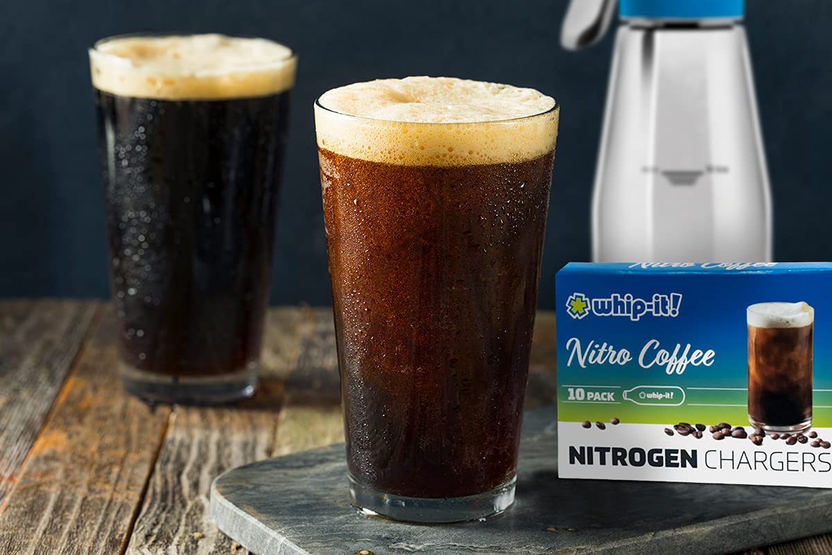 Whip-It! Nitrogen N 2 Chargers for Coffee Cold Brew Nitro, 360 Count Case, 10-pack