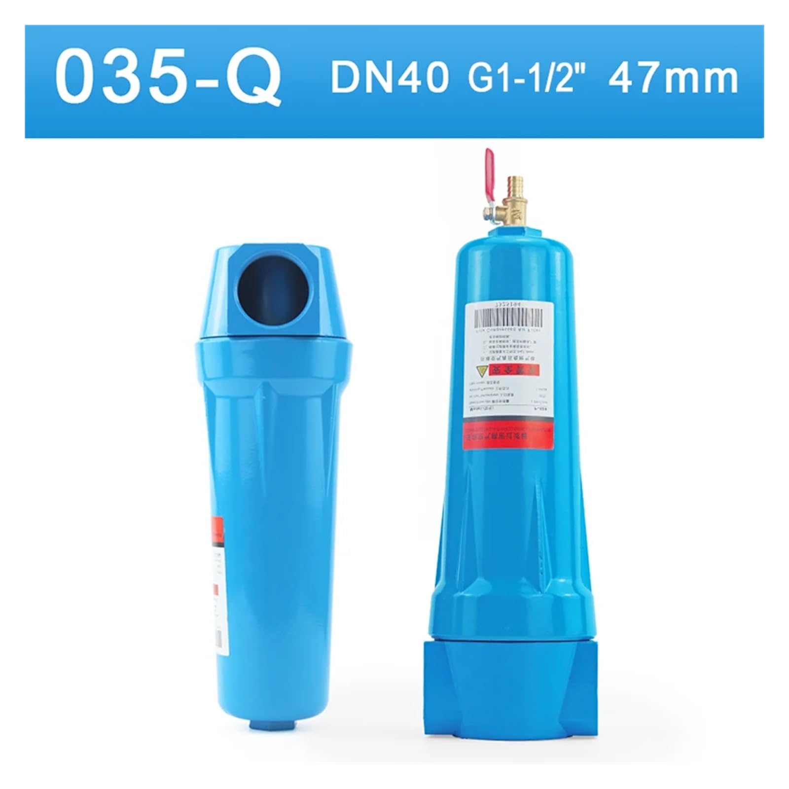 3/4" 1-1/2" Öl-Wasser-Abscheider 015 QPSC Luftkompressorzubehör Druckluft-Präzisionsfilter 024/035 Trockner QPSC(035 Q)