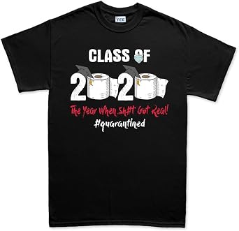 Class of 2020 Quarantined Toilet Paper Funny T Shirt Tee T-Shirt