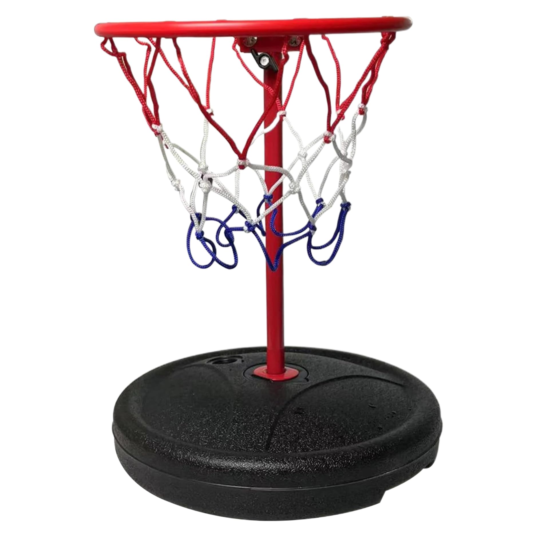 1 Set Pool Basketball Hoop Floating Pool Basketball Hoop Poolside with 1 Net Ball & Inflator for Kids & Adults Swimming Hoops Toys for Kids Adults