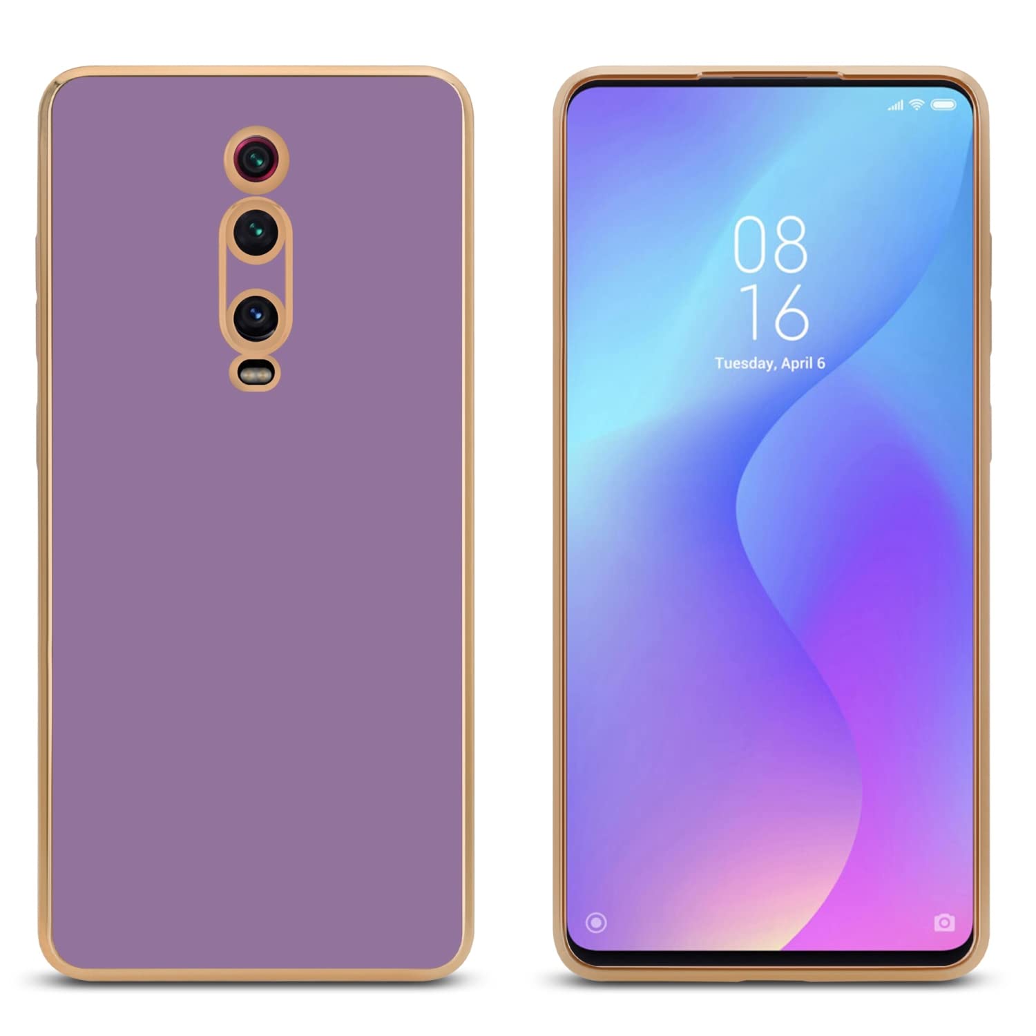 Cadorabo Handyhülle Für Xiaomi Mi 9T/K20 – TPU Silikon Mit Glitzer Strass Design, Kratzfest & Schützend